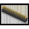 Samtec Pin Header FTSH-110-01-L-D, Straight Surface Mount, 20 Contacts, 1.27 mm Pitch, 2 Row, Unshrouded