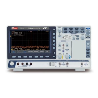RS PRO 100 MHz Bench Mixed Domain Oscilloscope, 2 Channels, 8 in TFT LCD Display RSMDO-2000EG 180-4801