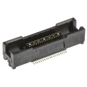 TE Connectivity MICTOR Series Straight Surface PCB Socket, 38-Contact, 2 Row, 0.64 mm Pitch Solder 2-5767004-2