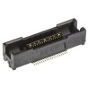 TE Connectivity MICTOR Series Straight Surface PCB Socket, 38-Contact, 2 Row, 0.64 mm Pitch Solder 2-5767004-2