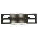 TE Connectivity MICTOR Series Straight Surface PCB Socket, 38-Contact, 2 Row, 0.64 mm Pitch Solder 2-5767004-2