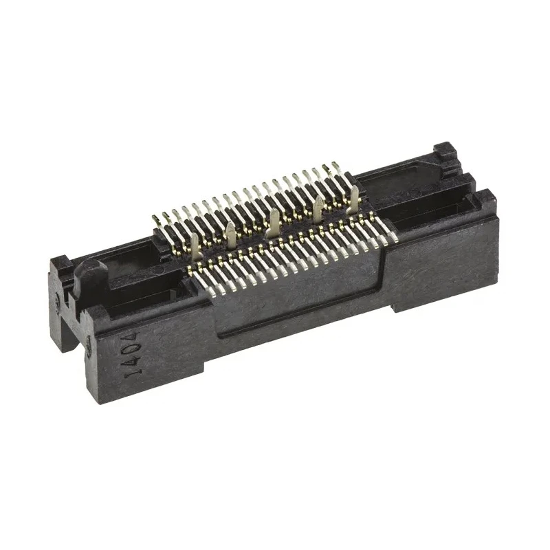 TE Connectivity MICTOR Series Straight Surface PCB Socket, 38-Contact, 2 Row, 0.64 mm Pitch Solder 2-5767004-2