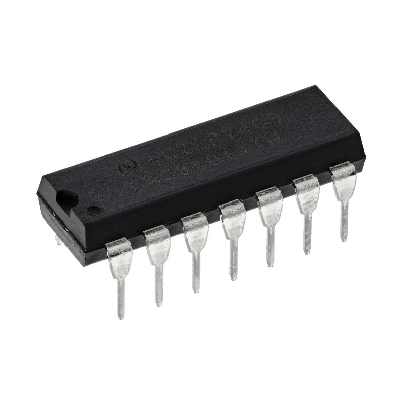 Texas Instruments Operational Amplifier 1.5 MHz, 4-Channel, 14-Pin MDIP, 5V-15.5V LMC6484AIN/NOPB