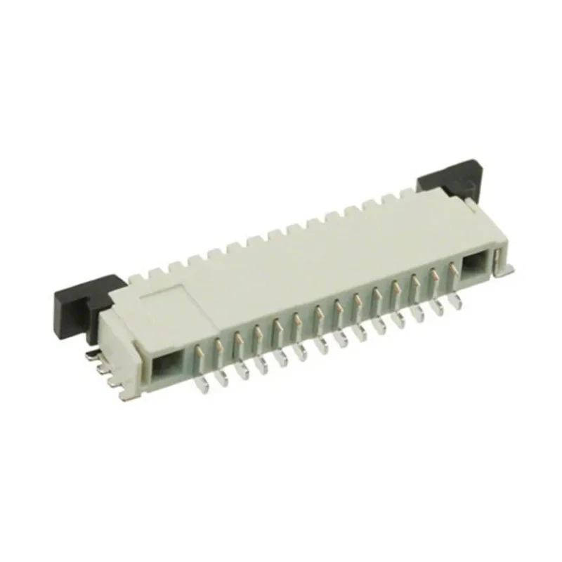 TE Connectivity FPC 1 mm Pitch 14 Way Right Angle Female FPC Connector Solder 1-84953-4