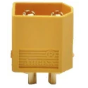 RS PRO XT60 Compact Power Connector Cable 2 Poles 60A 500V DC Male Brass Contacts Gold Plating Polyamide Housing China