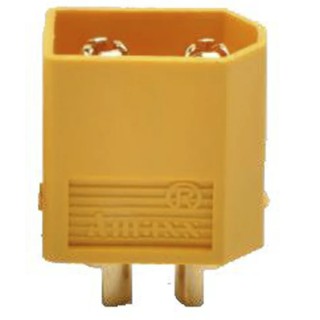 RS PRO XT60 Compact Power Connector Cable 2 Poles 60A 500V DC Male Brass Contacts Gold Plating Polyamide Housing China