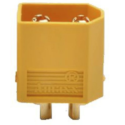 RS PRO XT60 Compact Power Connector Cable 2 Poles 60A 500V DC Male Brass Contacts Gold Plating Polyamide Housing China