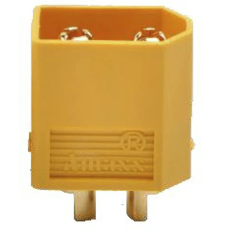 RS PRO XT60 Compact Power Connector Cable 2 Poles 60A 500V DC Male Brass Contacts Gold Plating Polyamide Housing China