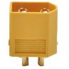 RS PRO XT60 Compact Power Connector Cable 2 Poles 60A 500V DC Male Brass Contacts Gold Plating Polyamide Housing China