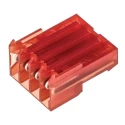 TE Connectivity 4-Way IDC Connector Female for Cable, 1 Row 3-640440-4