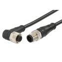 Molex Sensor Actuator Cable Female 5 Way M12 to Male 5 Way M12, 60V, IP67 Rated, 3m 1200669000