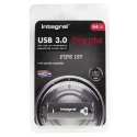 Integral Memory 64 GB USB 3.0 Hardware Encrypted Flash Drive INFD64GCRY3.0197