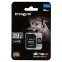 Integral Memory 16 GB MicroSDXC microSD Card Class 10 INMSDH16G10-90U1