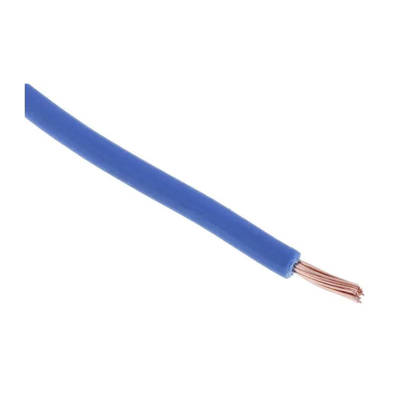 RS PRO Blue Hook Up Wire 22 AWG 16 x 0.2 mm Core Strands 100m Polyvinyl Chloride Jacket 180-5911
