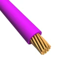 RS PRO Purple Hook Up Wire, 20 AWG, 24 x 0.2 mm Core Strands, 2.8 mm Diameter, 600 V, 105°C Maximum Operating 180-5925