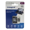 Integral Memory 32 GB MicroSDXC microSD Card UHS 1 U1 Class 10 with SD Adapter INMSDH32G-100V10
