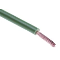 RS PRO Green Hook Up Wire, 14 AWG, 50 x 0.25 mm Strands, 100 m Length, Polyvinyl Chloride Insulation, Tri-Rated 180-5972