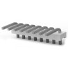TE Connectivity MTA-156 Series Right Angle Through Hole Pin Header, 8 Contacts, 3.96 mm Pitch, 1 Row, Unshrouded 640385-8