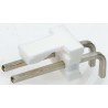 TE Connectivity MTA-156 Series Right Angle Through Hole Pin Header 5 Contact 3.96 mm Pitch 1 Row Unshrouded 640389-5