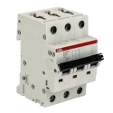 ABB System Pro M Compact Miniature Circuit Breaker, 3-Pole, 16A, Type B, 440V AC, 12V DC, 10kA 2CDS273001R0165 S203M-B16