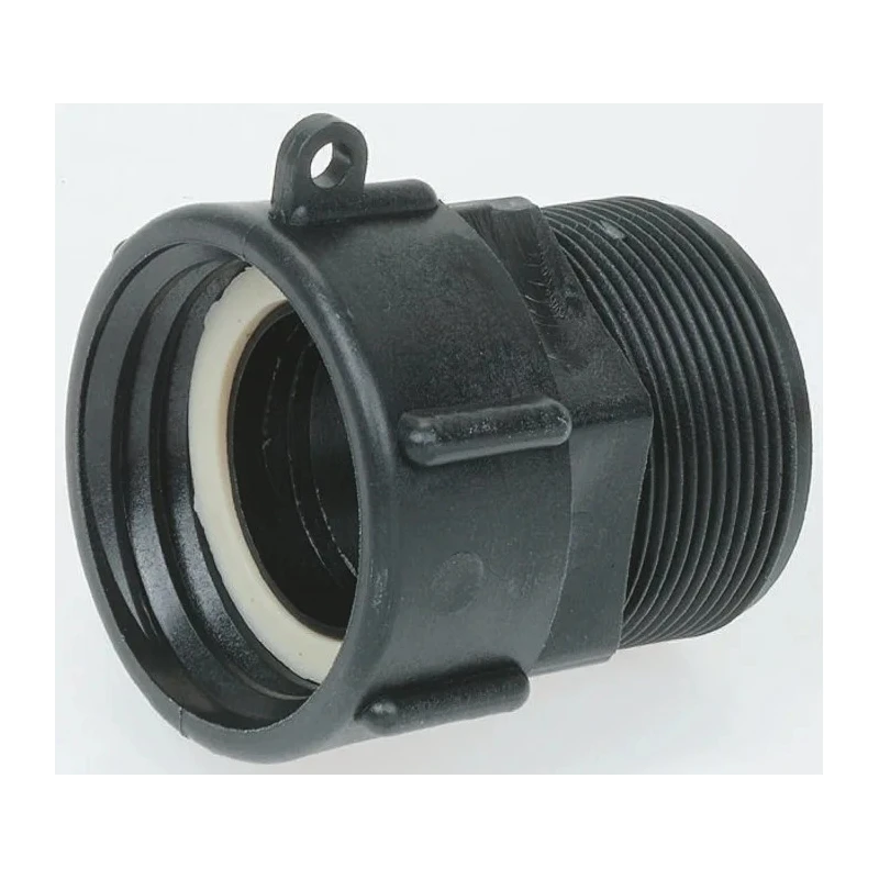 RS PRO Hose Connector BSP 3/4 in Male to Threaded Female Polypropylene Black 10 bar IBF/075M-PG