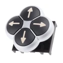 Eaton RMQ Titan M22 Series Black Momentary Push Button Head 22 mm Cutout IP66 70002671 M22-D4-S-X7+M22-A4