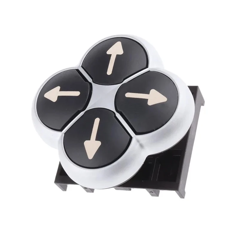 Eaton RMQ Titan M22 Series Black Momentary Push Button Head 22 mm Cutout IP66 70002671 M22-D4-S-X7+M22-A4
