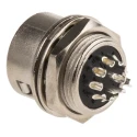 Hirose HR10A Series Circular Connector, 12 Contacts, Panel Mount, Miniature Plug Male, 100V, 2A, Solder HR10A-10R-12P(73)