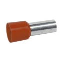 Legrand Starfix Insulated Crimp Bootlace Ferrule 12 mm Pin Length 4.9 mm Pin Diameter Brown 0 376 69