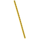 Legrand Duplix marking system Cable Marker, 600 Pieces, Black on Yellow Background 0 384 28