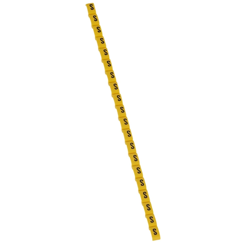 Legrand Duplix marking system Cable Marker, 600 Pieces, Black on Yellow Background 0 384 28