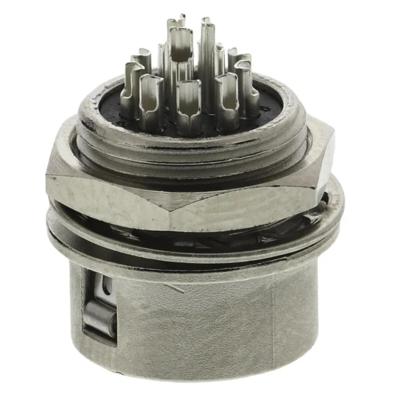 Hirose HR10A Series Circular Connector 12 Contacts, Panel Mount Miniature Socket Female, 100V, 2A, Solder HR10A-10R-12S(71)