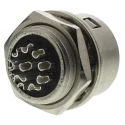 Hirose HR10A Series Circular Connector 12 Contacts, Panel Mount Miniature Socket Female, 100V, 2A, Solder HR10A-10R-12S(71)