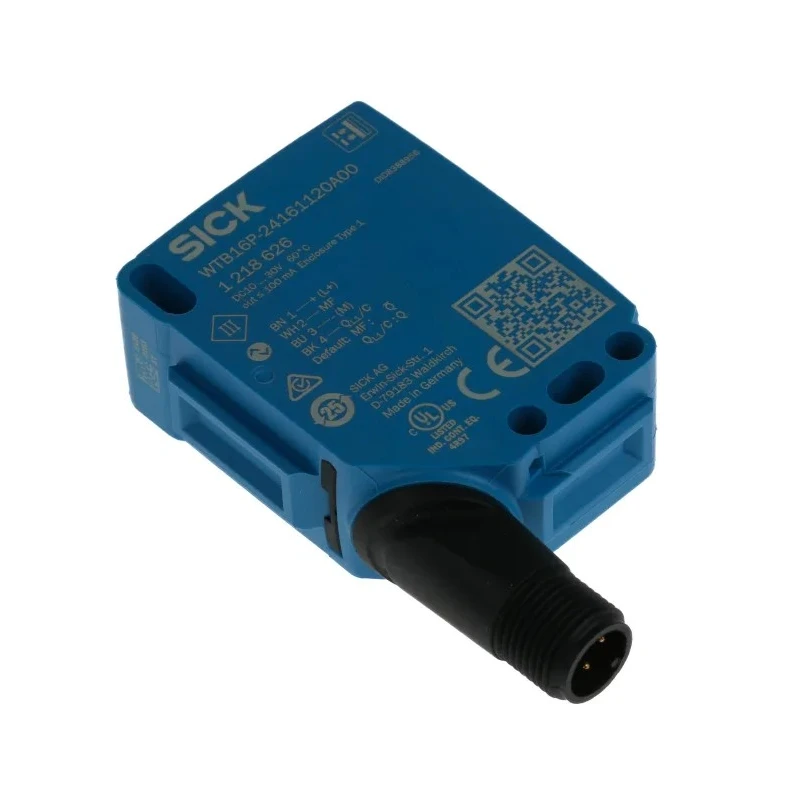 SICK Background Suppression Photoelectric Sensor Block Sensor 10 mm to 1 m NPN/PNP IP66 IP67 IP69 WTB16P-24161120A00