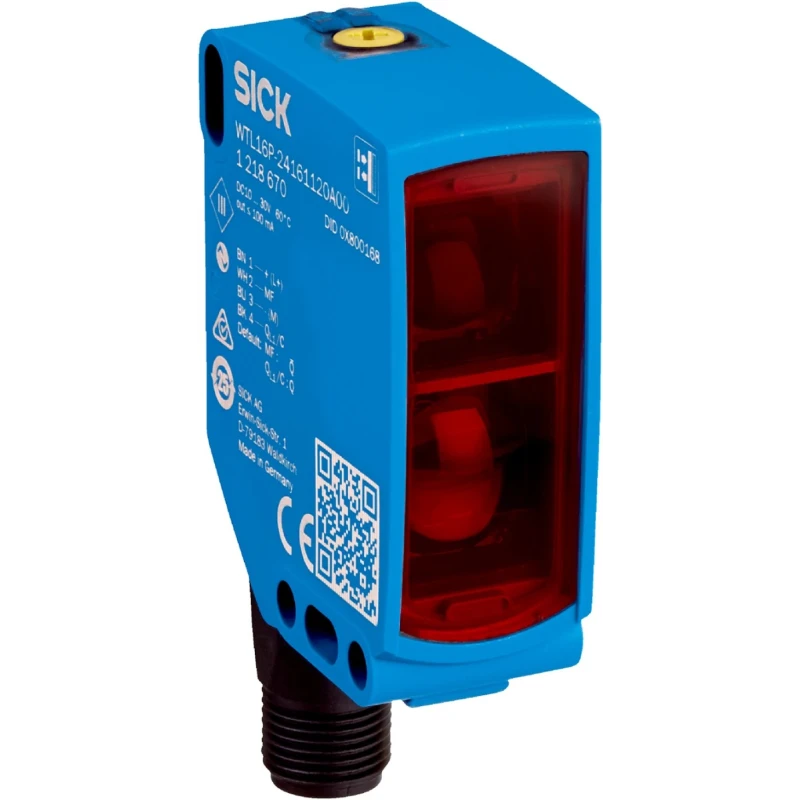 SICK Background Suppression Photoelectric Sensor Block Sensor 10 mm to 1 m NPN/PNP IP66 IP67 IP69 WTB16P-24161120A00