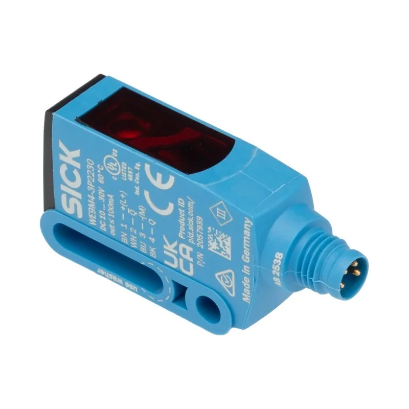 SICK Through Beam Photoelectric Sensor Block, 0 to 10 m Detection Range, PNP Output, IP67/IP66/IP69K, Panel WSE9M4-3P2230