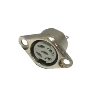 Deltron 5 Pole Straight Standard DIN Socket Panel Mount, 2A, 34V AC, Model 630-0520