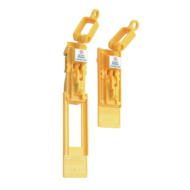 Martindale Bright Yellow 3-Lock Lockout Device ABS Polycarbonate LOK6/PK3