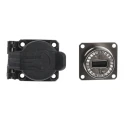 Amphenol Socapex USB Connector Panel Mount Female USB Type A 5V 5A IP54 USBF 21 N SCC