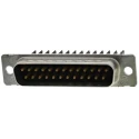 TE Connectivity Amplimite HDE-20 25 Way Straight 2.76 mm Pitch Cable D-Sub Connector Male 1-745496-7