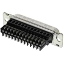 TE Connectivity Amplimite HDE-20 25 Way Straight 2.76 mm Pitch Cable D-Sub Connector Male 1-745496-7