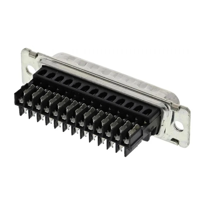 TE Connectivity Amplimite HDE-20 25 Way Straight 2.76 mm Pitch Cable D-Sub Connector Male 1-745496-7