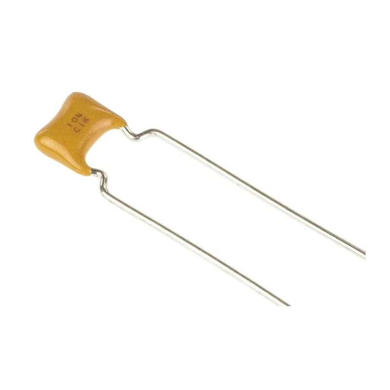 KYOCERA AVX 100 nF Multilayer Ceramic Capacitor, 100V dc, ±10 % Tolerance, Through Hole Solder Mount SR211C104KAR