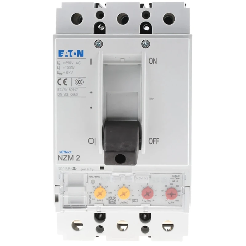 Eaton xEnergy Molded Case Circuit Breaker 1-Pole 160A Breaking Capacity 50 kA Fixed 259123 NZMN2-VE160