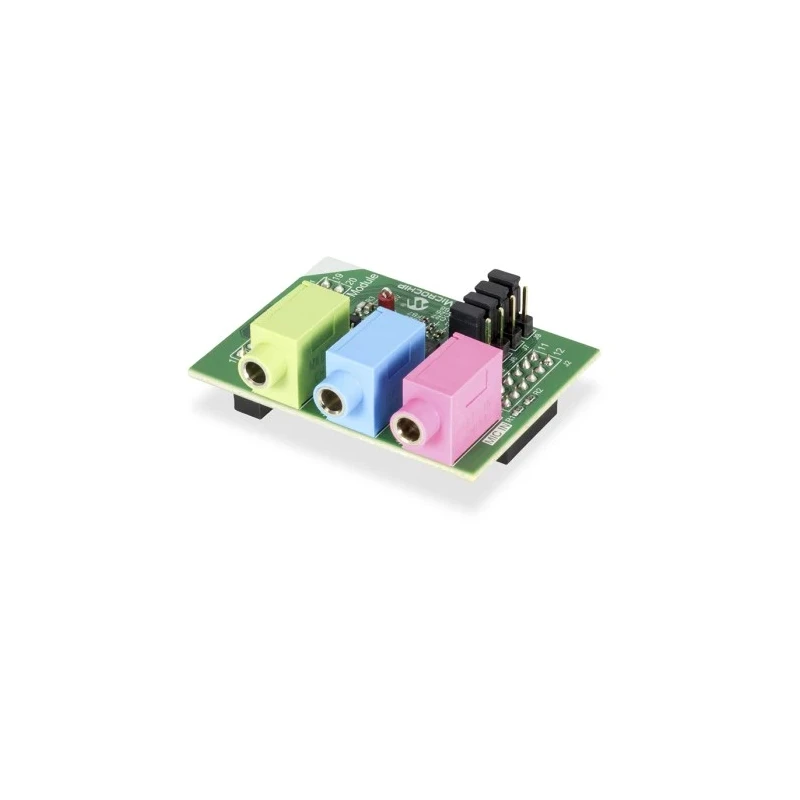 Microchip Audio Codec Daughter Board Evaluation Kit featuring Wolfson WM8904 Stereo Codec with Microphone and AC328904