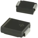 Vishay 1-Element Uni-Directional, Bi-Directional TransZorb TVS Diode 1.5 kW, Surface Mount DO-214 Package SMCJ160CA-E3/57T