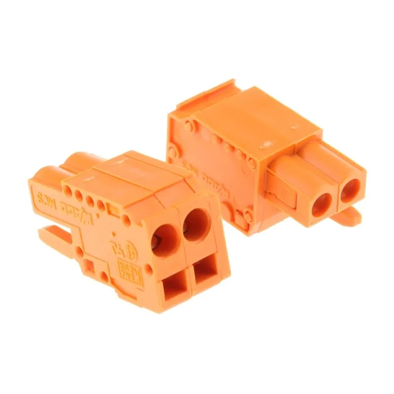 WAGO 231 Series Pluggable Terminal Block 2-Contact 5.08 mm Pitch 1 Row 16A Current 250V 231-302/026-000