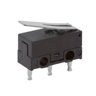 ZF Hinge Lever Micro Switch, PCB Terminal, SPDT, 3A, 125 V AC, 30 V DC, IP40, DG13-B1LA
