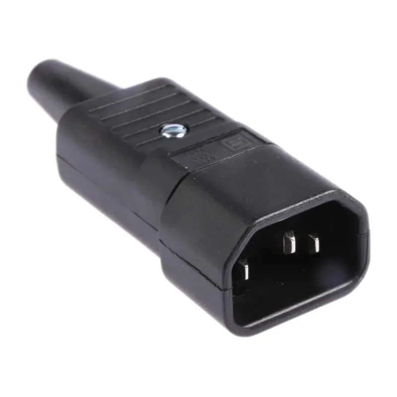 Schurter IEC Cable Mount C14 Straight Male Connector 250V 10A 4732.0000