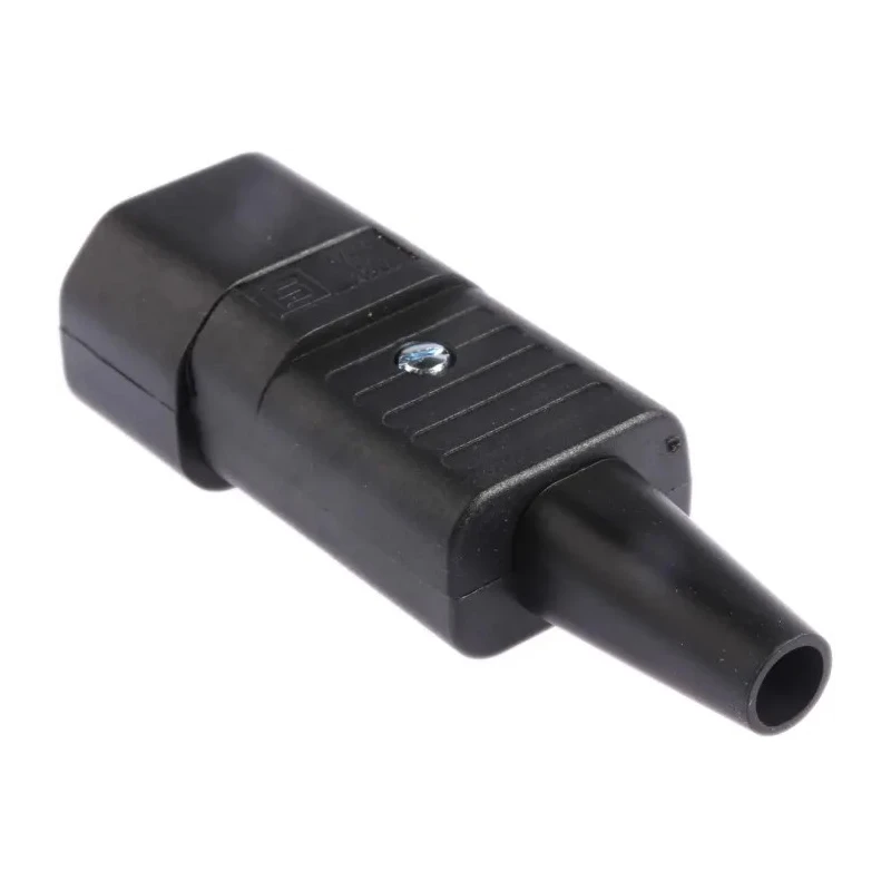 Schurter IEC Cable Mount C14 Straight Male Connector 250V 10A 4732.0000